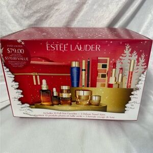 🎁NWT Estée Lauder Holiday Gift Set with Train Case🎁